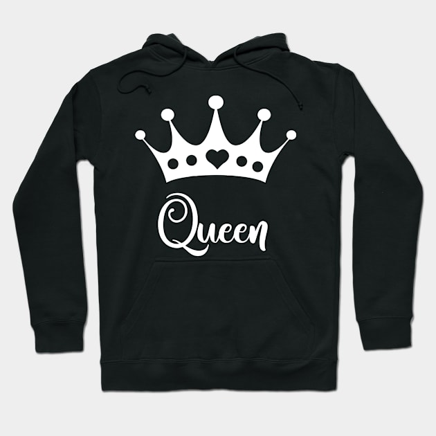 Queen Mothers Day Gift Hoodie by PurefireDesigns